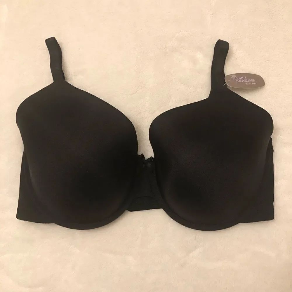 Women’s Tailored Black T-shirt Bra